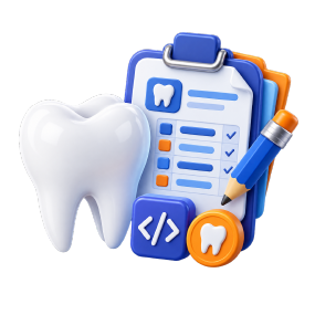 Dental billing and coding icon